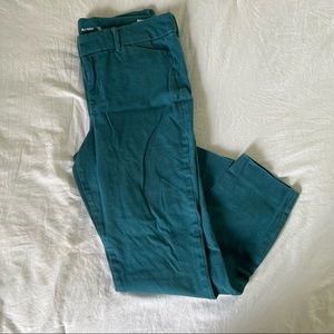 Old navy teal pixie pant